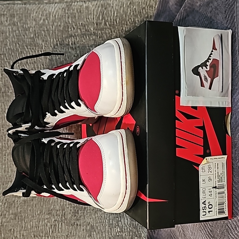 Air Jordan 1 Retro High OG white/black/carmine red - Picture 10 of 10